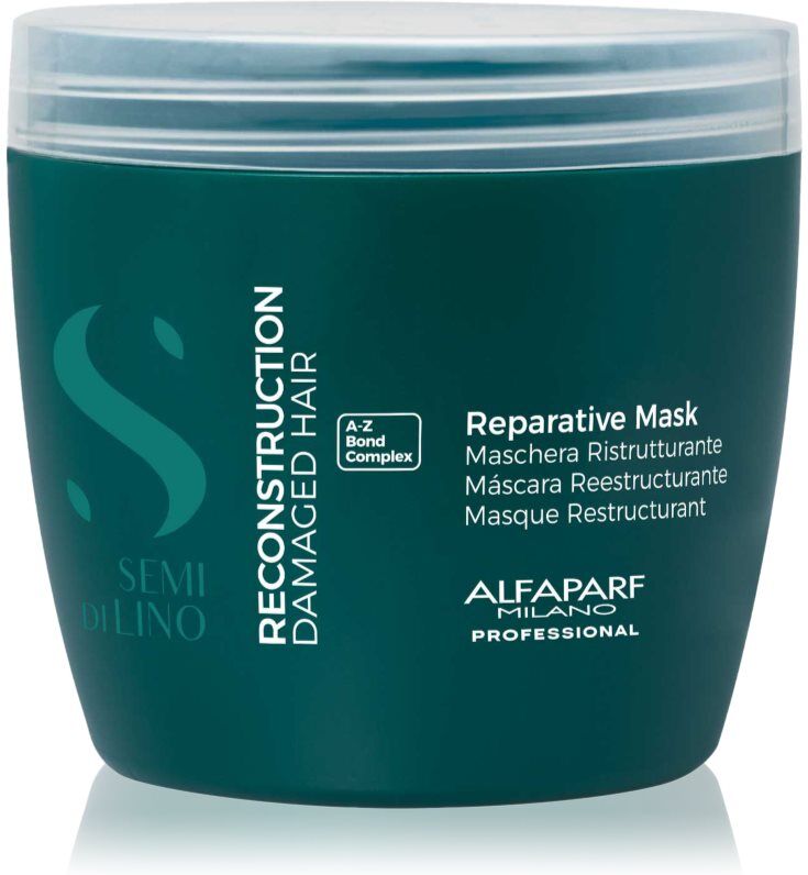 Alfaparf Milano Semi di Lino Reconstruction Reparative Mask erneuernde Maske für beschädigtes Haar 500 ml