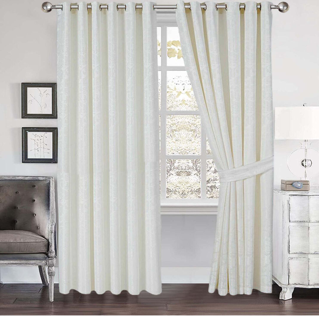Rosdorf Park Semi Sheer Curtain White 168 W x 228 D cm