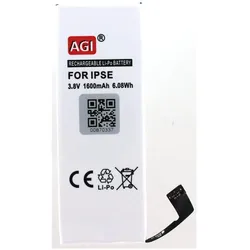 AGI 40423 - Akku - Apple - iPhone SE, Weiteres Smartphone Zubehör, Schwarz
