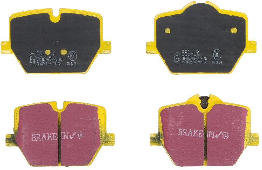 Bremsbelagsatz, Scheibenbremse Gelbzeug mit einem stabilen Reibungskoeffizienten von 0,42μ EBC BRAKES DP42415R