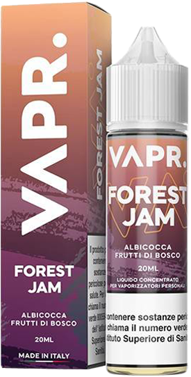 VAPR. Forest Jam Liquido Shot 20ml Albicocca Frutti Rossi