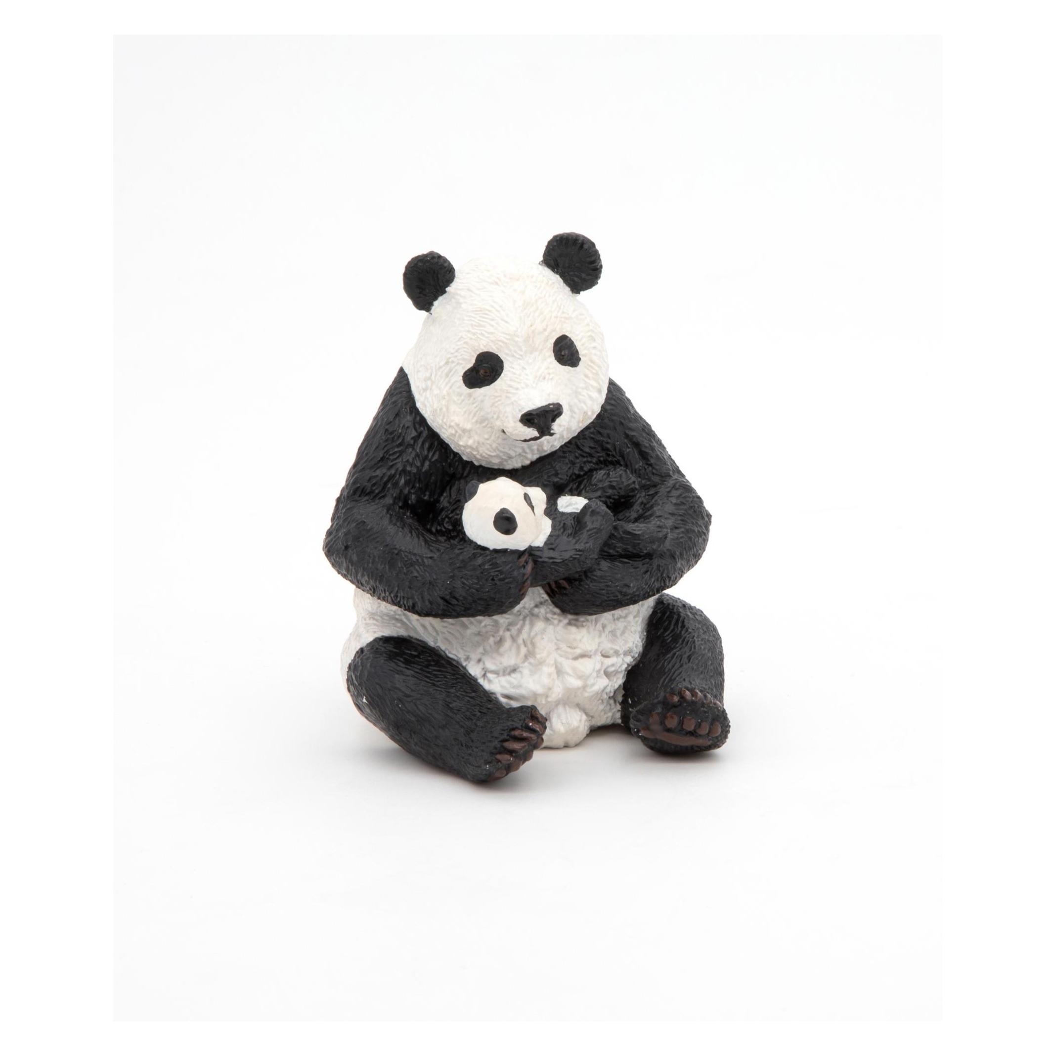 Papo Sitzender Panda mit Jungem (50196)