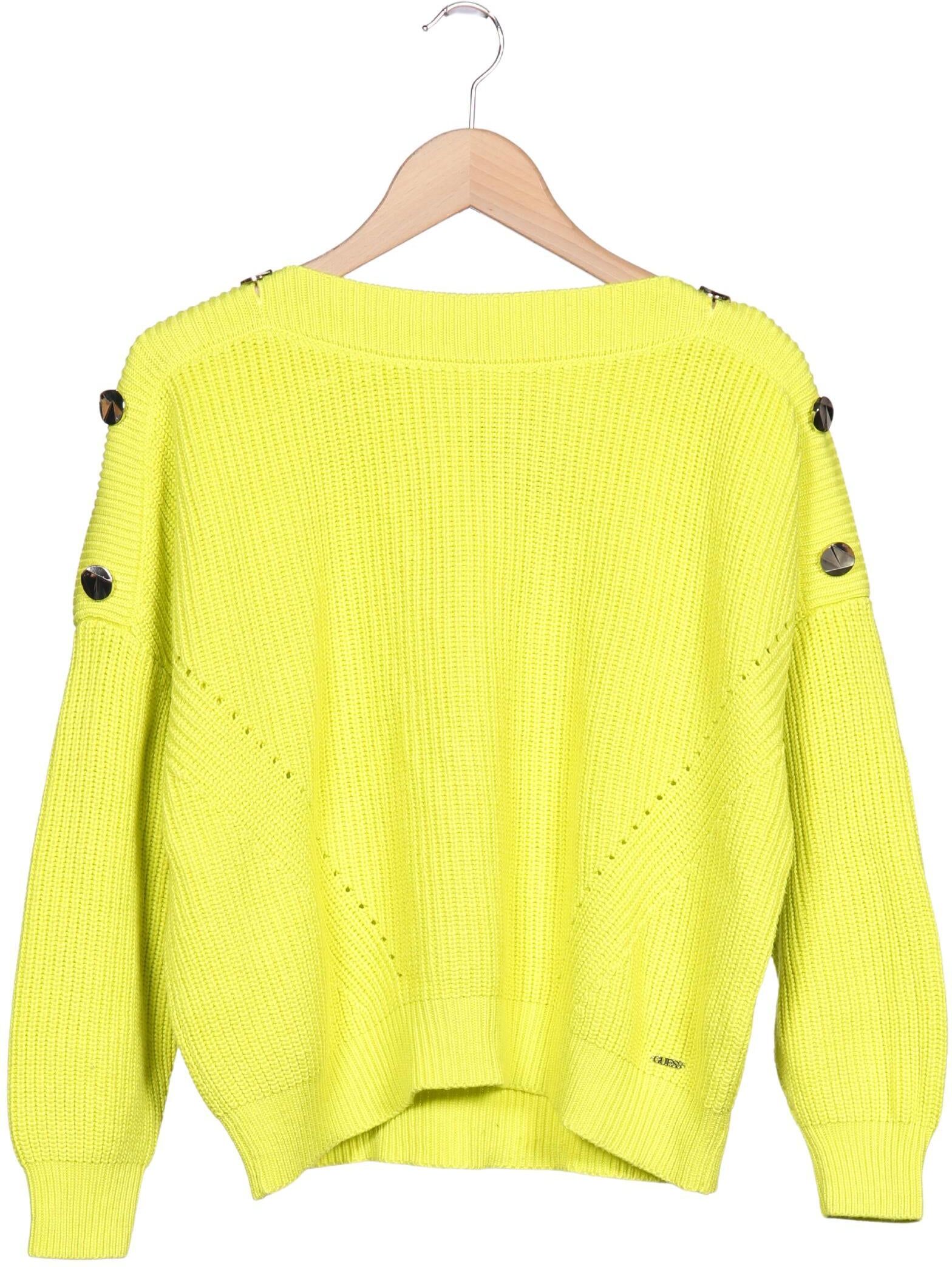 Guess Damen Pullover, Neon, Gr. M, Modal / Baumwolle / Synthetik - Second Hand