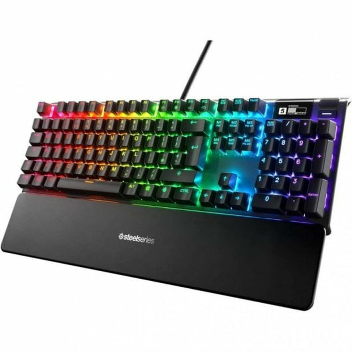 SteelSeries Apex 5 Mechanisch Gaming Toetsenbord met RGB LED, Bekabeld, USB, Zwart