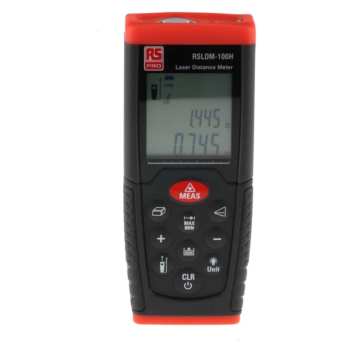 RS PRO 100m Distance Meter (100 m, Laserentfernungsmesser) (1268184)