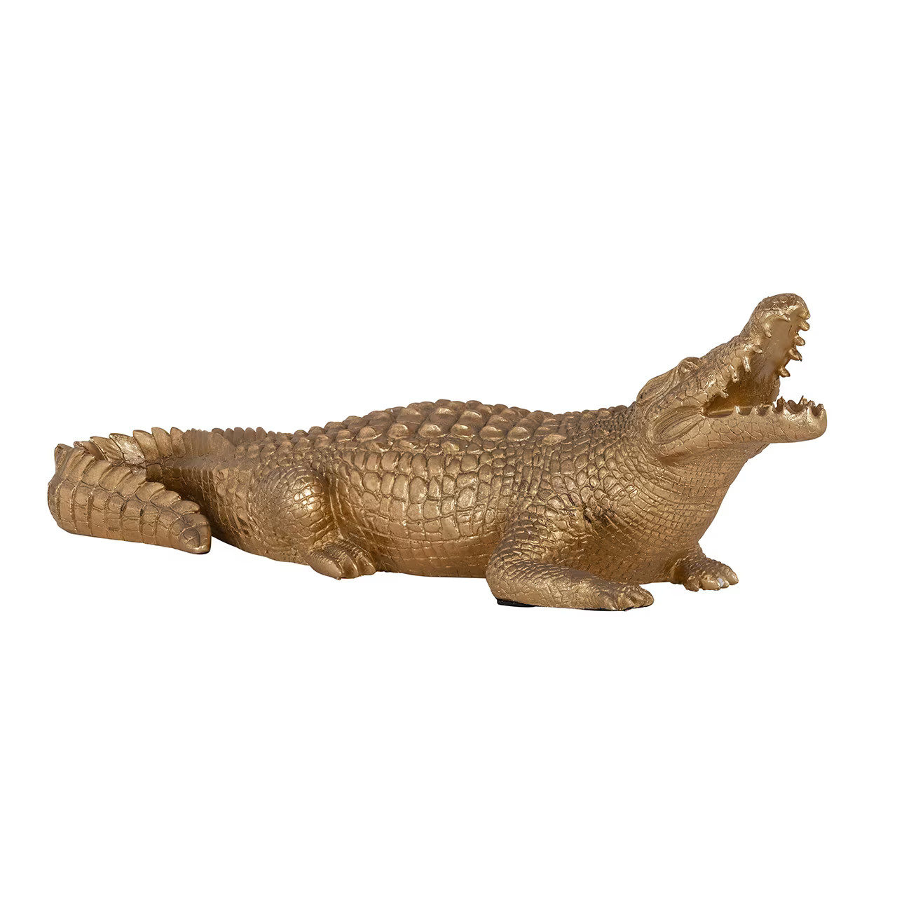 Richmond Interiors Decoratie Crocodile 62cm - Goud