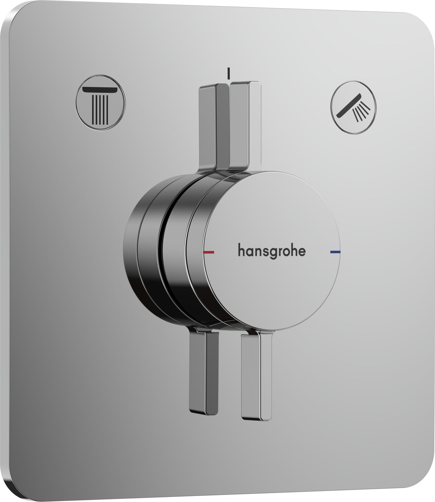 Hansgrohe DuoTurn Q inbouwcombinatie, chroom, 2 uitgangen, 1 stuk