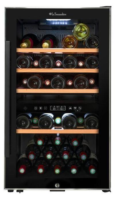La Sommelière ECS51.2Z, Freistehend, 49 Flasche(n), G, Innenbeleuchtung, SN-ST, Schwarz