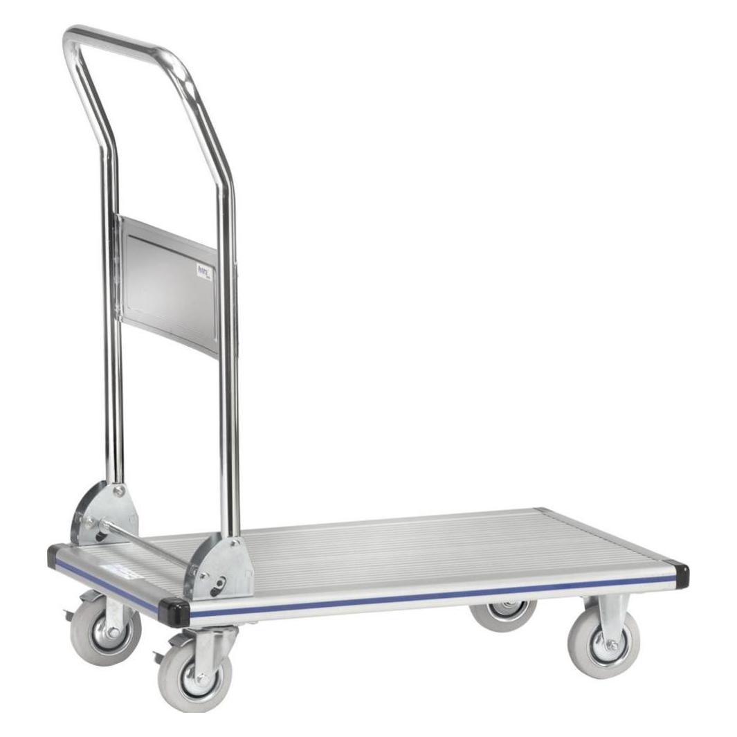 Fetra Alu-Plattformwagen 3120 - Tragkraft 150kg Vollgummi-Reifen (150 kg) (228616)