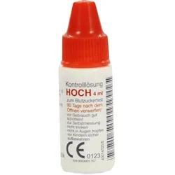 Gluco-Test Plus Kontrolllösung Hoch 4 ML