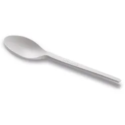 Natureko Kleine Löffel CPLA weiß wiederverwendbar 12,8 cm (1000 Stück)