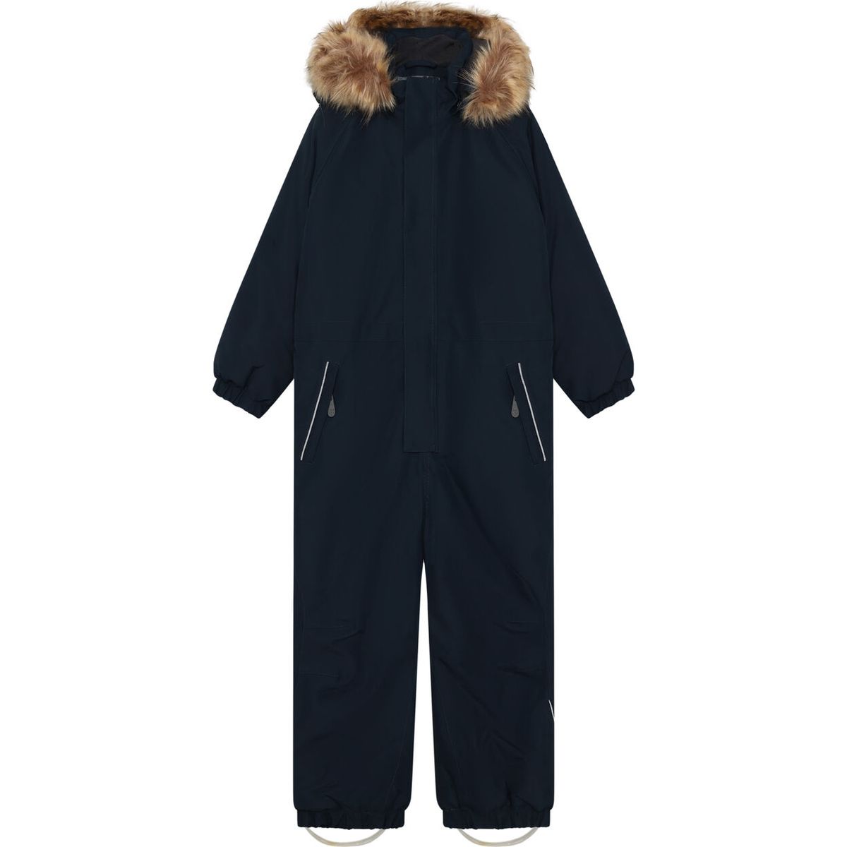 Color Kids Coverall W. Fake Fur 742845 total eclipse (7850) 116 742845-7850-116