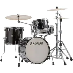 Sonor AQ2 18" Transparent Black Bop Drumset - Schlagzeug