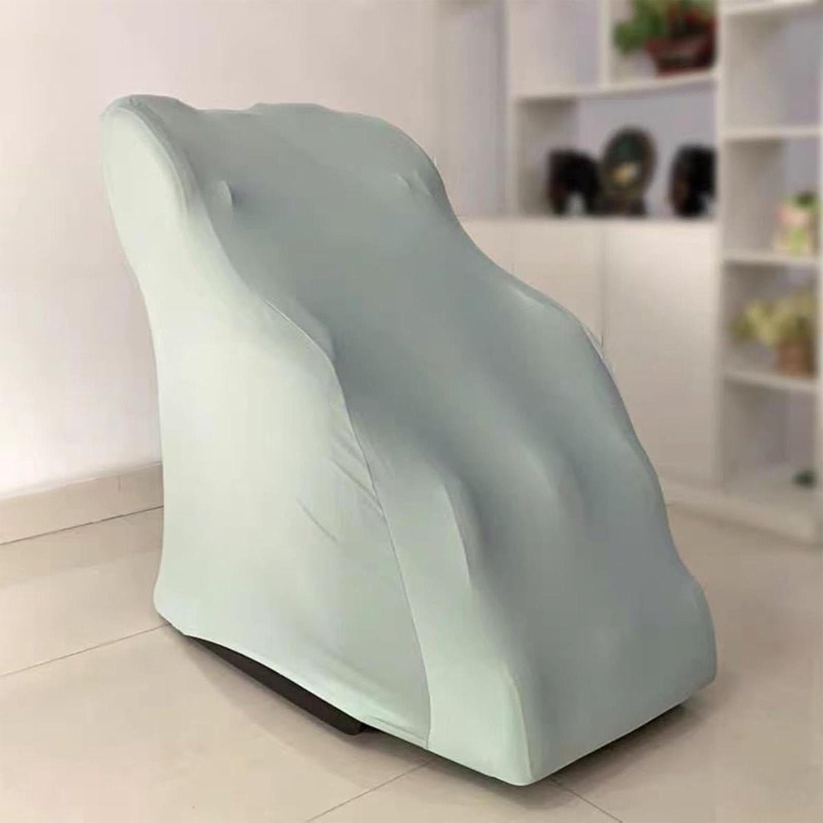 Universele massage stoelhoes voor fauteuils in pea green