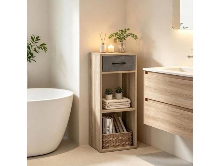 Design solide et sécurisé étagère avec espaces de rangement idéal pour maison salon chambre décoration intérieure