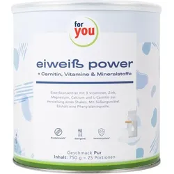 FOR YOU eiweiß power pur Pulver 750 g