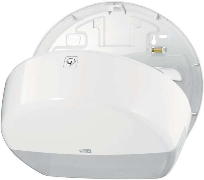 Tork Toilettenpapierspender - T2 Mini Jumbo Rolle, , weiß / grau