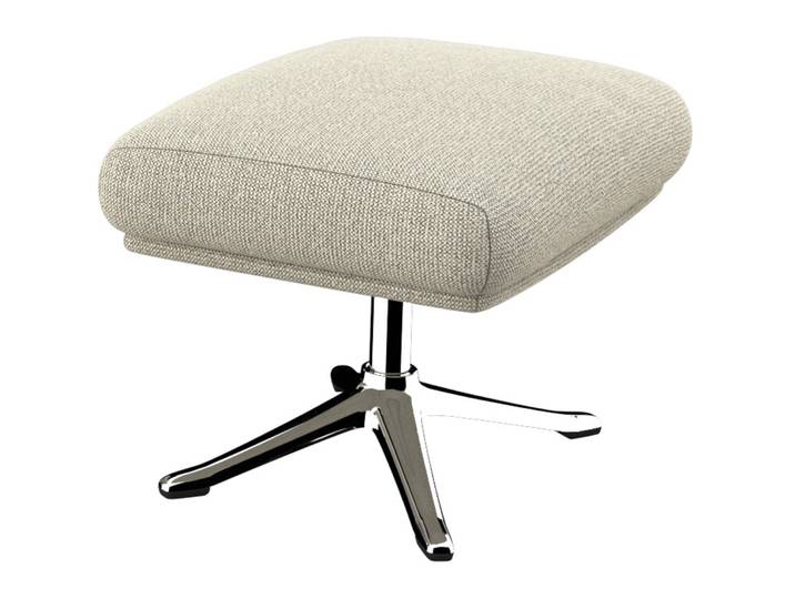 Hocker Halani Natural Stoff, Polyester B 41 T 54 H 41 cm - Hocker