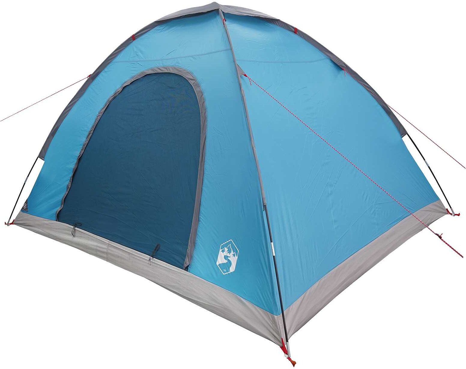 vidaXL Tente de camping 4 personne Bleu