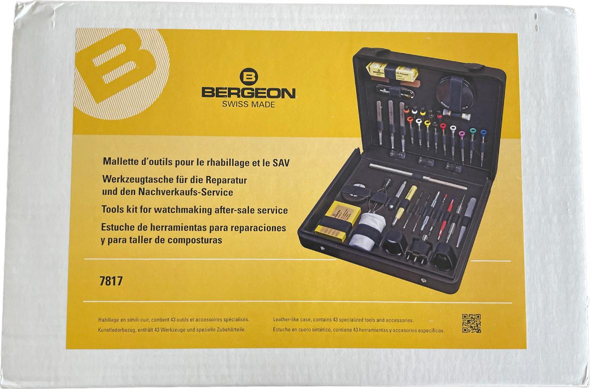 Bergeon 7817 After-Sales Service Werkzeugkasten 43 Stück