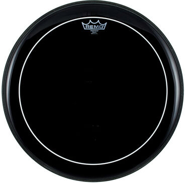 "Remo 18"" Pinstripe Ebony "