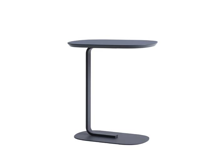 Muuto - Relate Side Table, H 60,5 cm, blau-grau