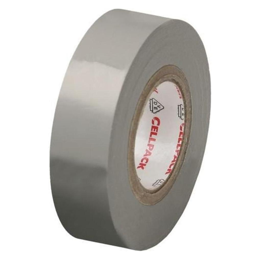 CellPack Isolierband 10 m x 15 mm, Grau (15 mm) (145831)