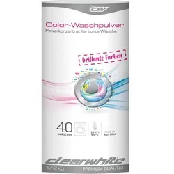 Clearwhite Colorwaschpulver 1,2kg für 40 Spülgänge