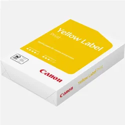 5x Canon, Kopierpapier, Yellow Label Laser Paper A4 500 Bl (A4, 500 Blätter, 80 g/m2)