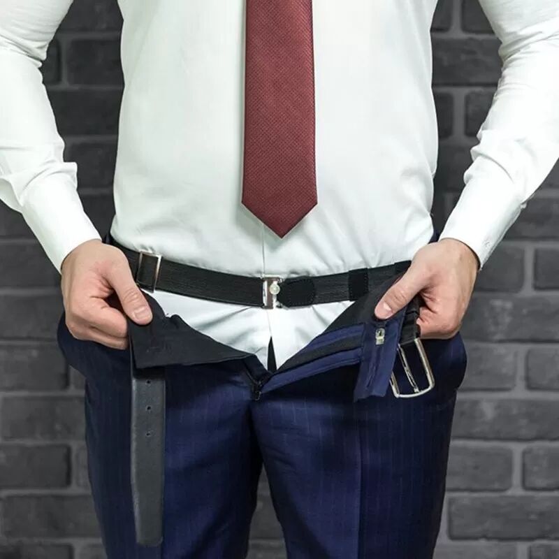 INF Ceinture de maintien pour chemise - Édition noire améliorée