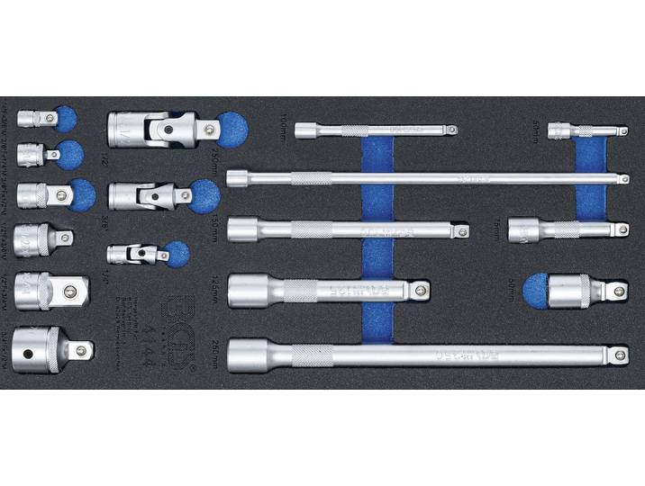 Jeu de rallonges\, d'adaptateurs et d'articulations 17 pcs. 1/3 de tiroir