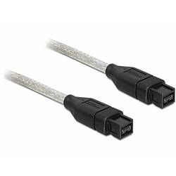 Delock FireWire Anschlusskabel [1x Firewire (400) Stecker 9pol. - 1x Firewire (400) Stecker 9pol.] 2 m Grau 82599