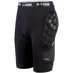 G-Form, Herren, Velohosen, MX Short mit Chamois - Radlerhose für Herren - Sportlicher Schutzausrüstung für den Radfahren (XL), Schwarz