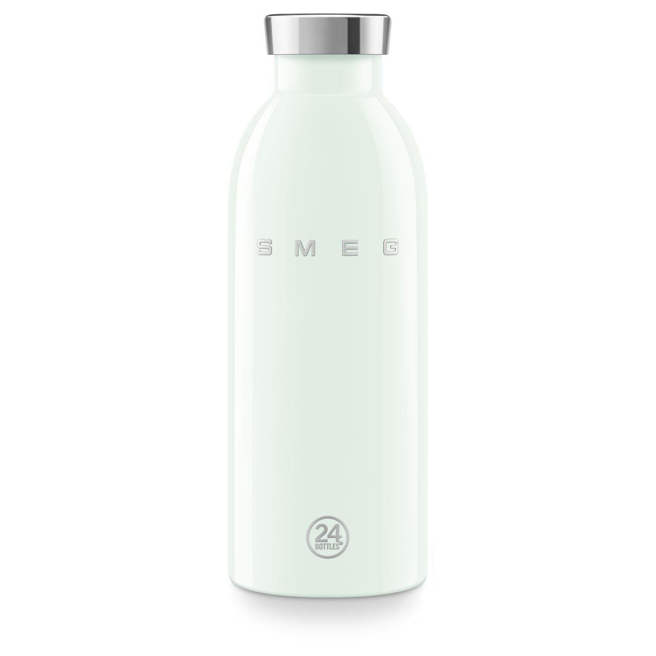 SMEG WBF01PG 24Bottles Clima Bottle isolierte Edelstahlflasche Pastellgrün 500 ml