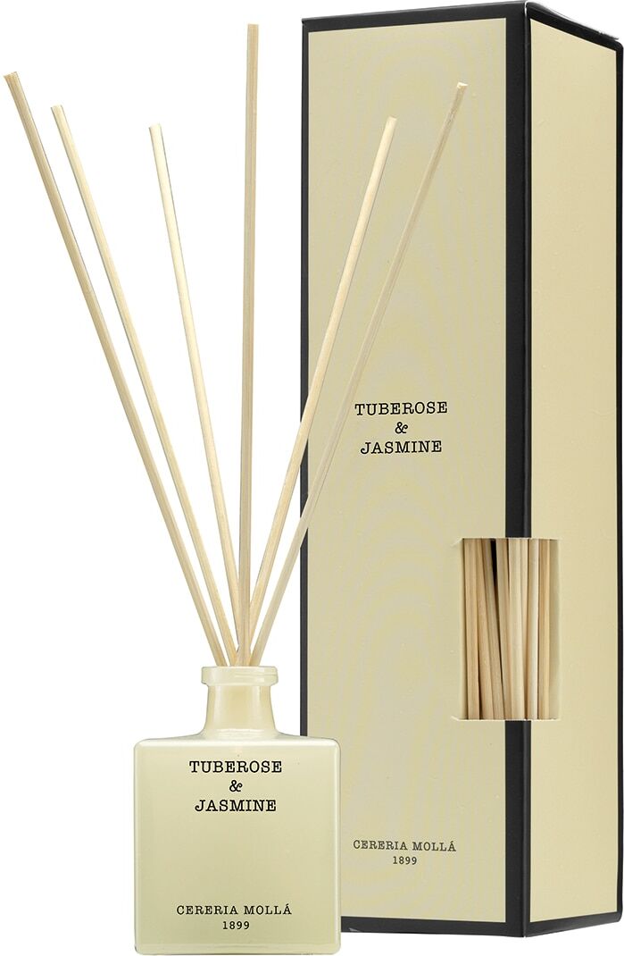 Cereria Mollá Difusor de varillas Tuberose Jasmine . Natural
