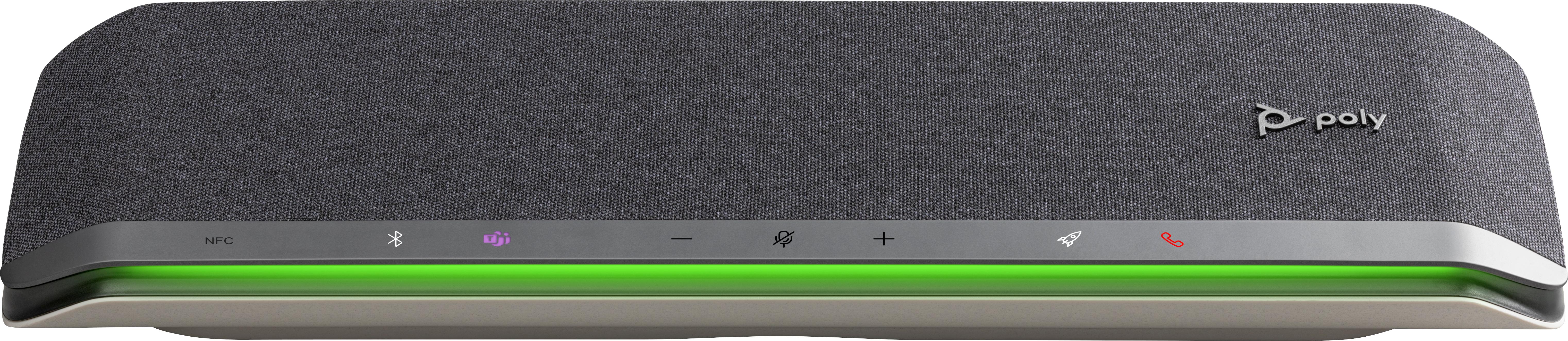 HP Poly Sync 60 Freisprecheinrichtung, für Microsoft Teams , Mobiltelefon/PC, Silber, 30 m, 55 dB, 1,5 m, Touchsteuerung