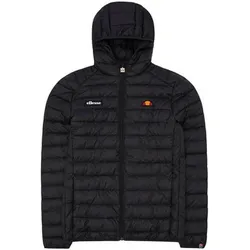 ELLESSE ellesse Herren Jacke LOMBARDY - Steppjacke, wattiert, Kapuze, Zipper, Logo, uni, Größe S in Schwarz Schwarz