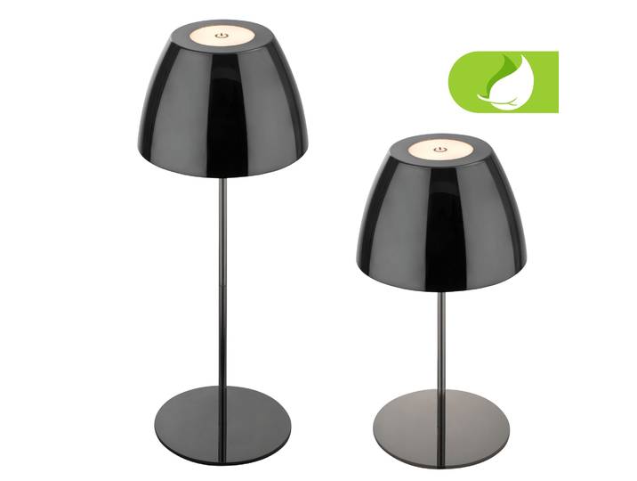 BRILONER LEUCHTEN Tischleuchte Serina Akku Tischleuchte , schwarz (weiß, neutral), Leuchten, Tischleuchte