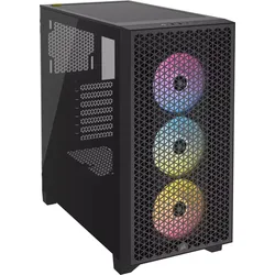 Corsair 3000D RGB Airflow schwarz Midi Tower ATX Gaming Gehäuse