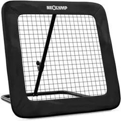 NEOLYMP Rebounder für Fußball Stufenlos verstellbar, Größe 100 x 100 cm in Schwarz Schwarz