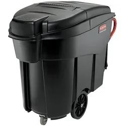 Rubbermaid Deckel Mega BRUTE für mobilen Abfallsammler, Abfalleimer, Schwarz