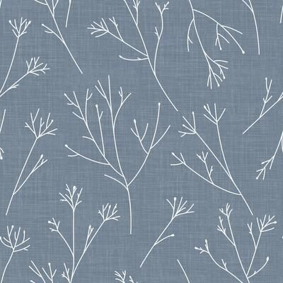 RoomMates Blue & White Twigs Peel and Stick Wallpaper