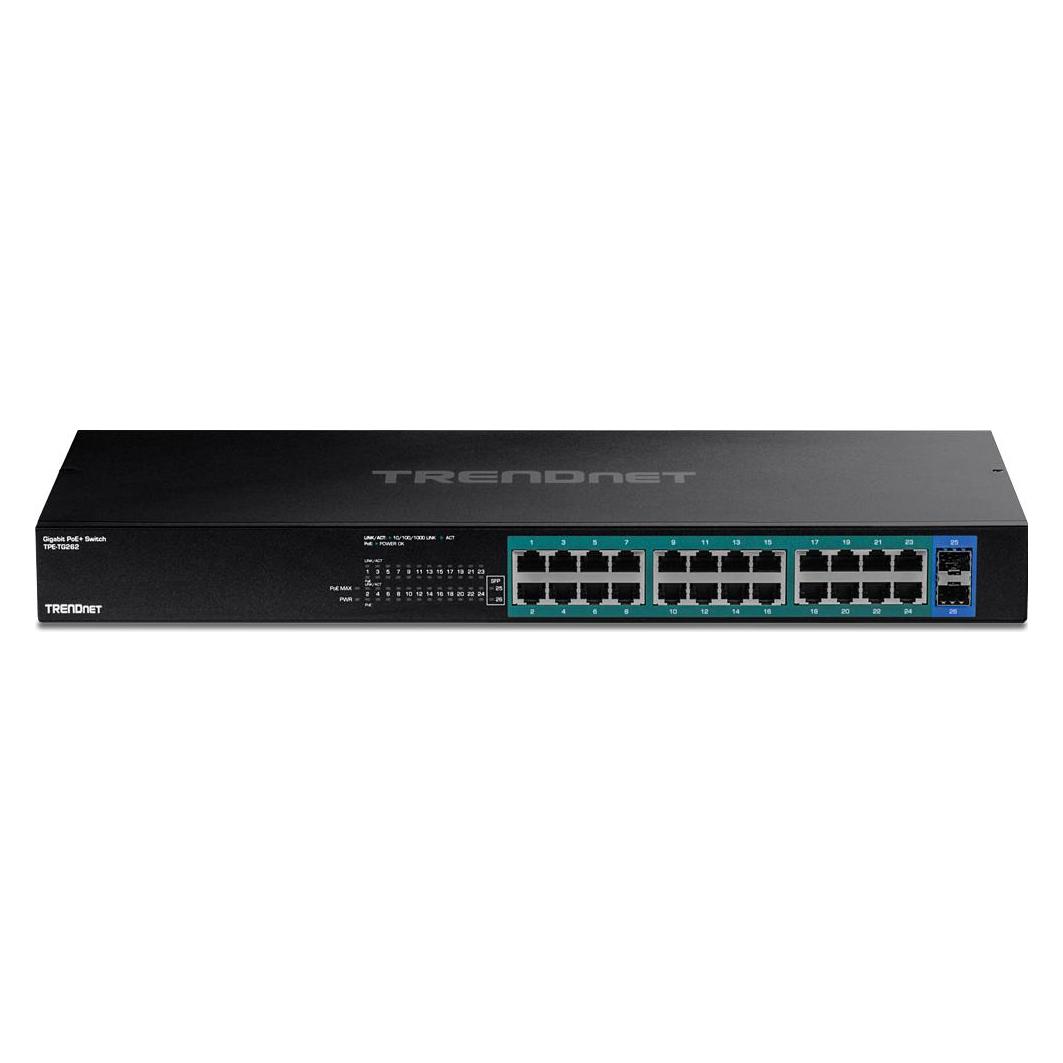 Trendnet 26-Port Gigabit PoE+ Switch (26 Ports) (TPE-TG262)