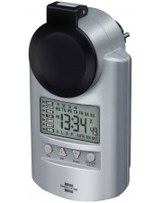 Brennenstuhl Primera-Line Weekly Timer DT IP 44 Silber Spannungsschutz Wochenzeitschaltuhr (1507490)