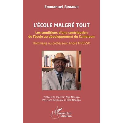 L'école malgré tout, Taschenbuch von Emmanuel Bingono, Harmattan, 978-2-336-56500-2