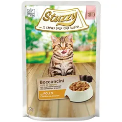 Stuzzy Bocconcini, Nassfutter für Kätzchen, Huhn in Soße, 85g, Beutel