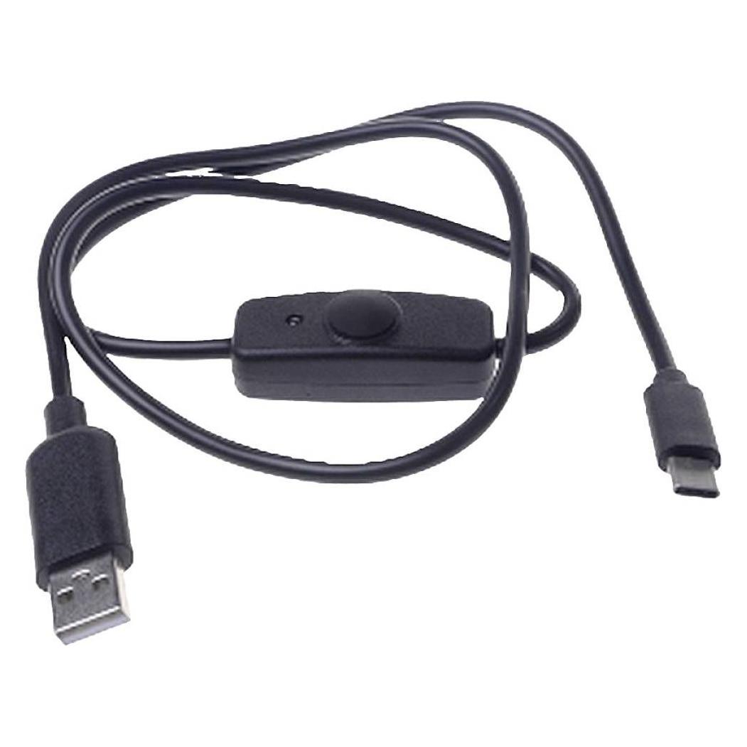 Allnet Rock Pi 4 zbh. USB-A auf USB-C Strom-/Datenkabel mit Schalter (ROCKPI_USB-ATOC_SW)