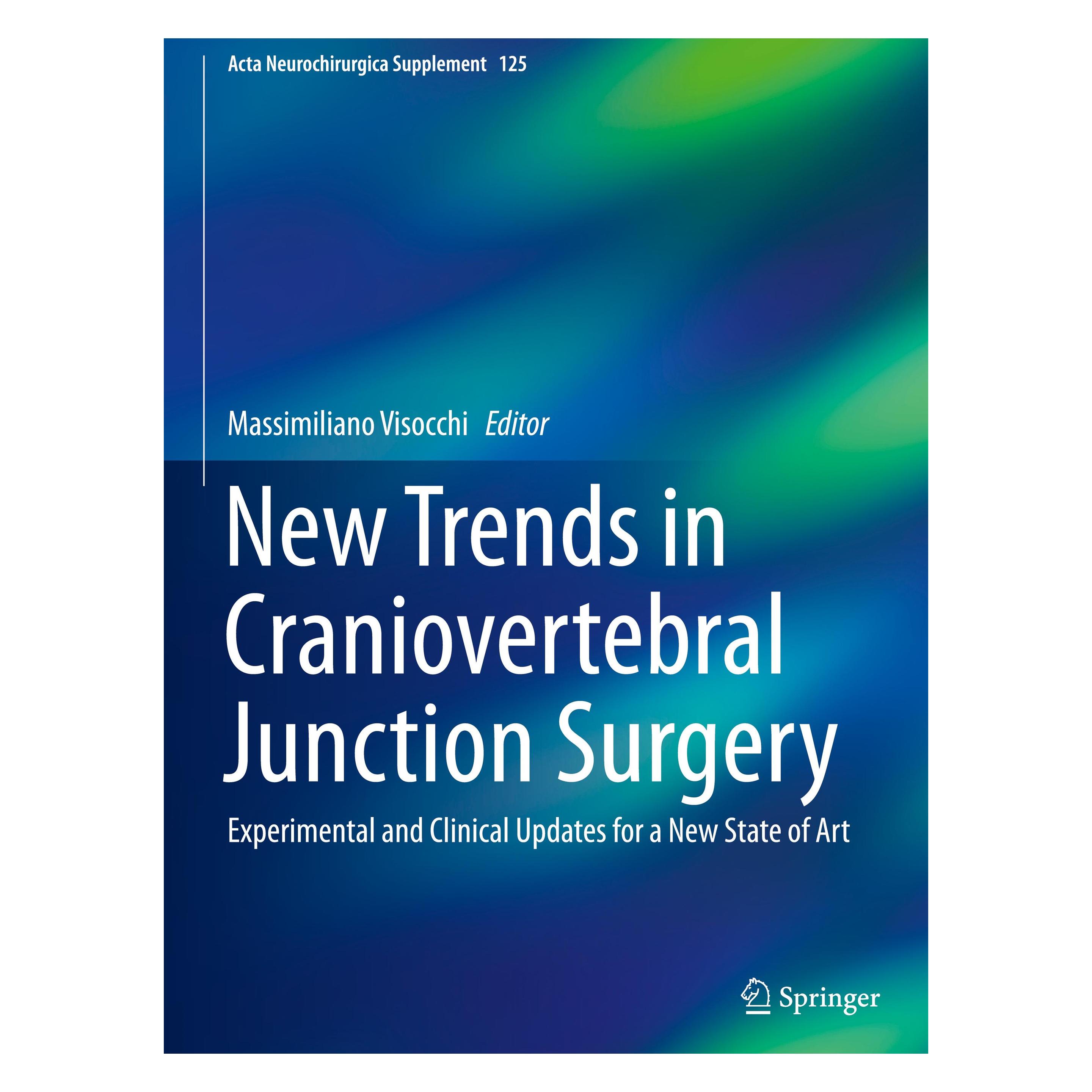 Springer New Trends in Craniovertebral Junction Surgery (Englisch, Hardcover, Massimiliano Visocchi) (9783319625140)