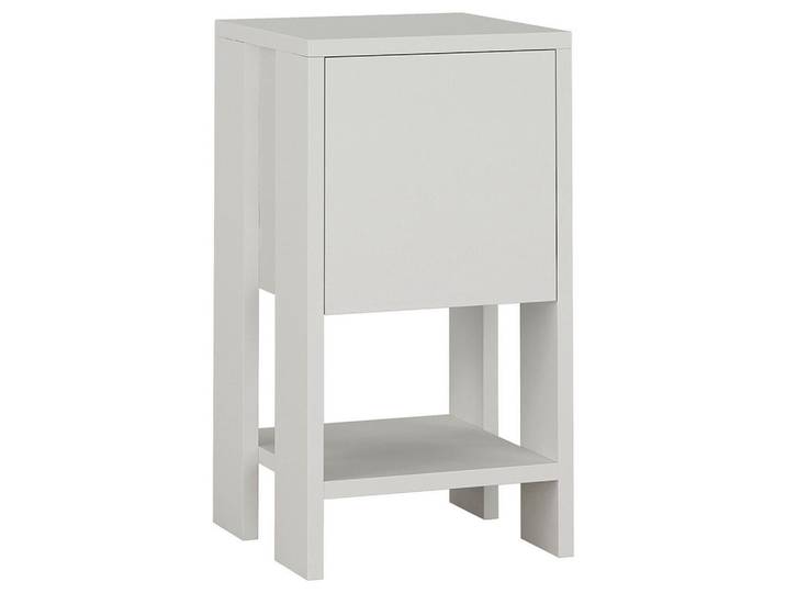 Livetastic Nachttisch, Weiß, rechteckig, eckig, 30x55x30 cm, Stauraum, einfacher Aufbau, Schlafzimmer, Nachttische