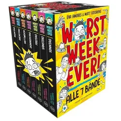 Worst Week Ever im Taschenbuch-Schuber (Bd. 1-7), Kinderbücher von Eva Amores, Jan Möller, Matt Cosgrove